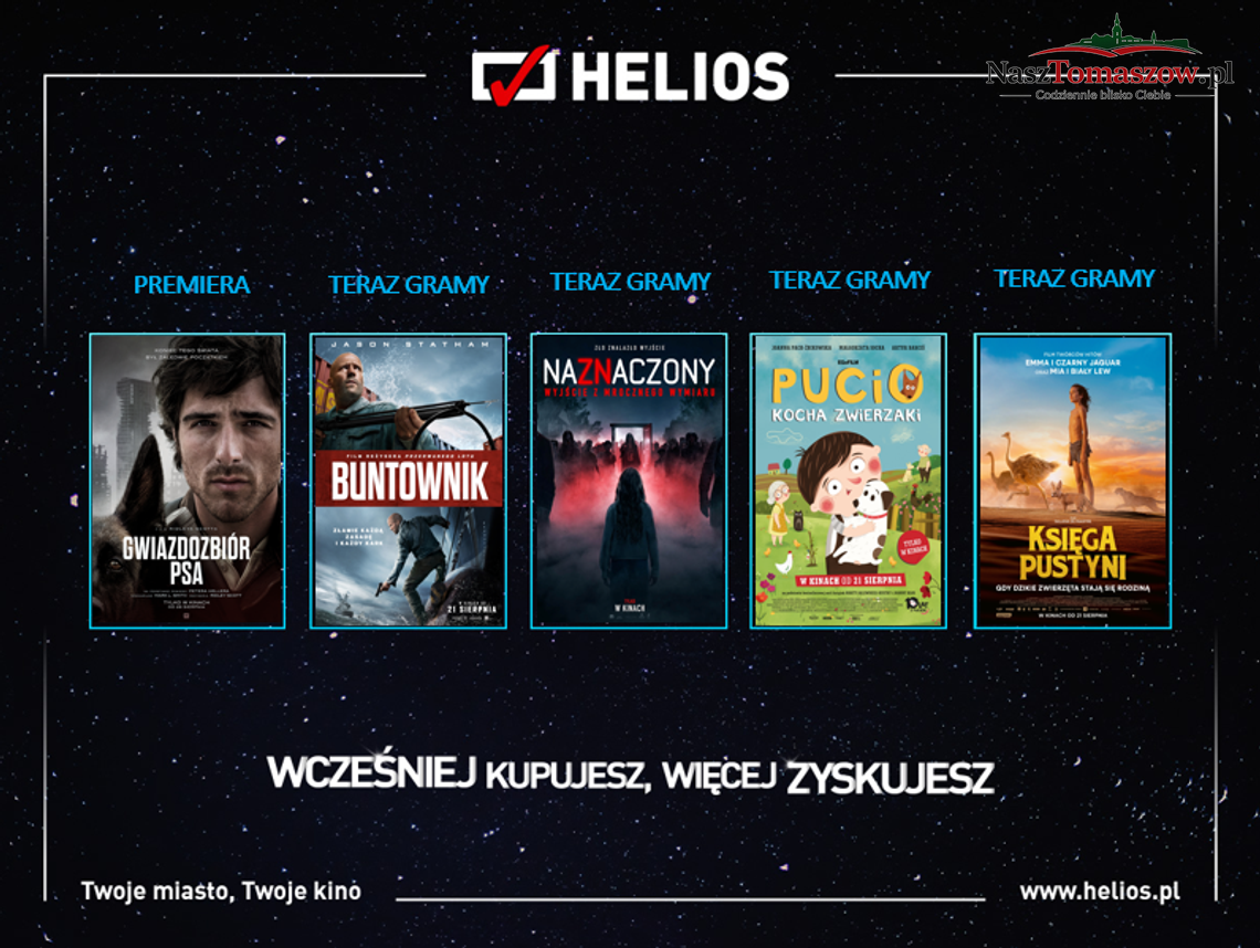 Od Hogwartu po mroczny wymiar. Helios zaprasza na tydzień pełen kinowych hitów Od Hogwartu po mroczny wymiar. Helios zaprasza na tydzień pełen kinowych hitów