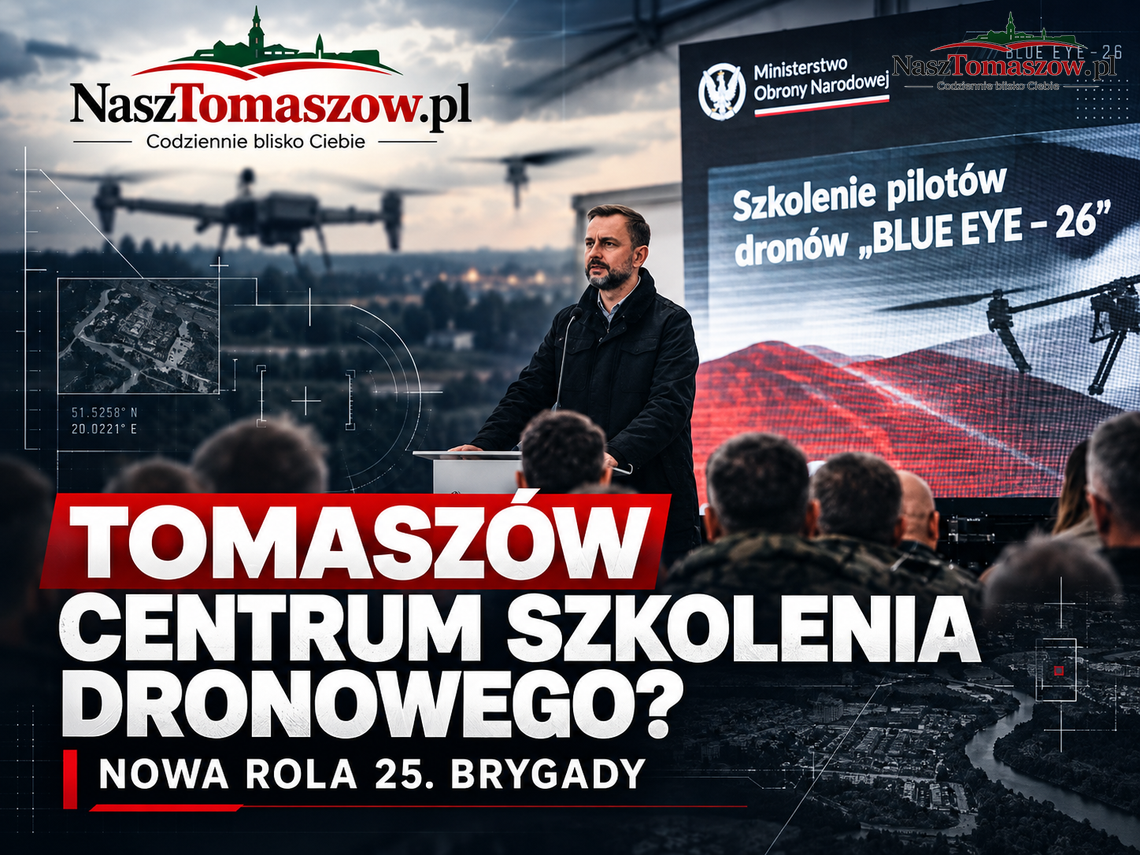 Od wojskowego laboratorium do krajowego centrum dronów? Tomaszów z nową rolą w planach MON