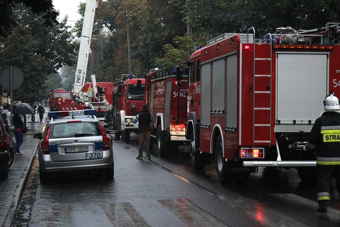 Ogień na Piłsudskiego