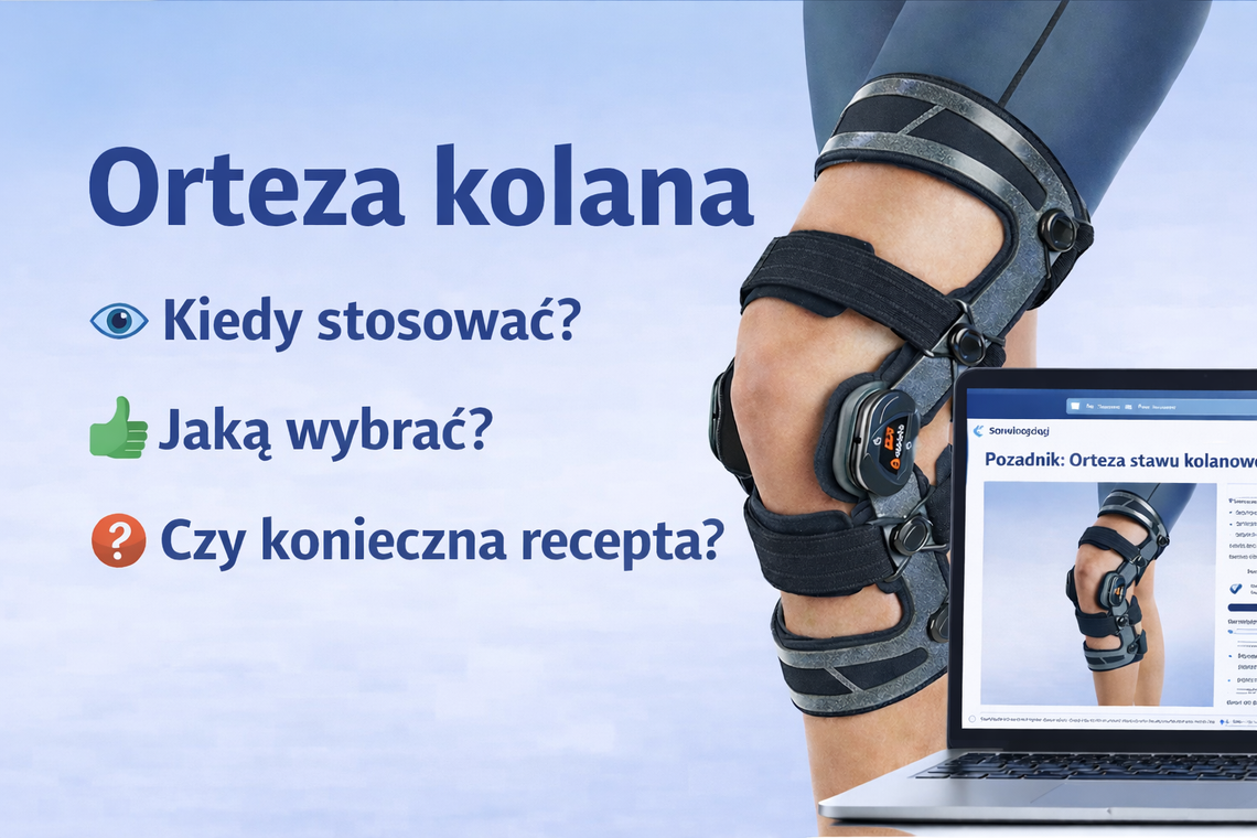 Orteza stawu kolanowego – kiedy warto ją stosować, jaką wybrać i czy można dostać refundację NFZ?