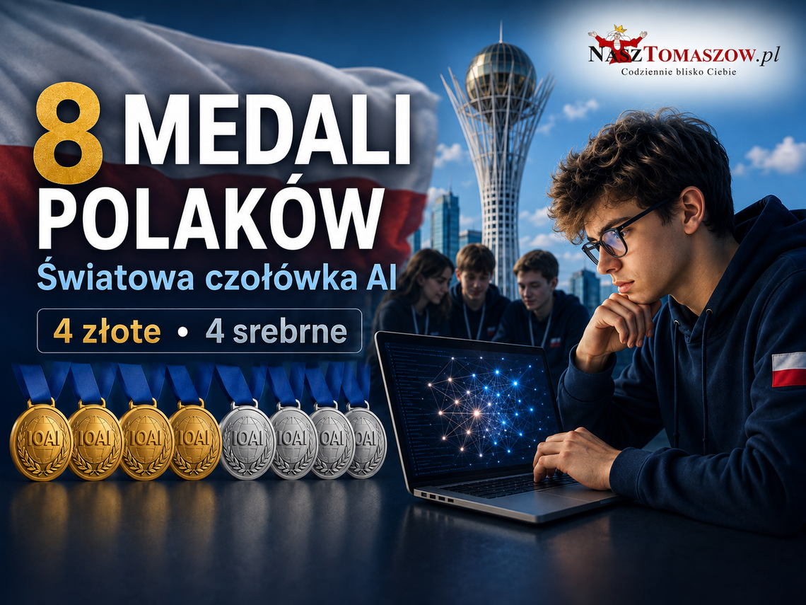 Osiem medali z Astany. Polscy uczniowie w światowej czołówce sztucznej inteligencji