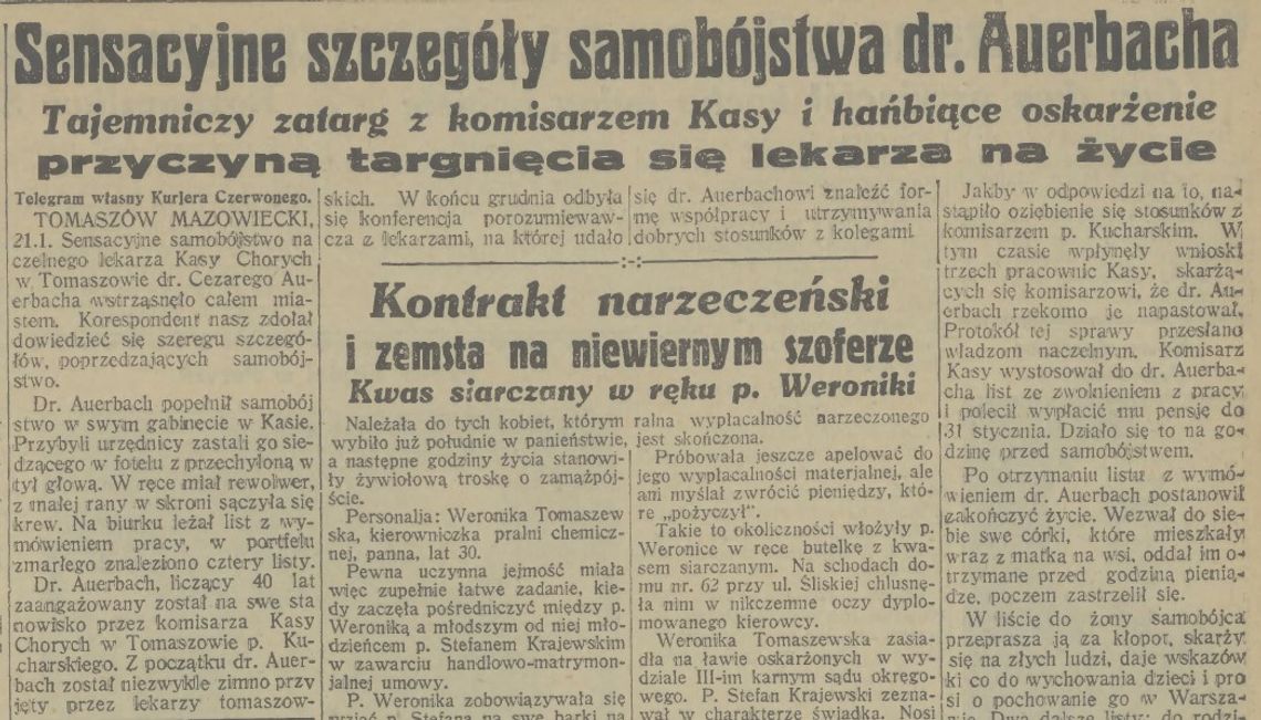 Oskarżony o molestowanie popełnił samobójstwo. Znany tomaszowski lekarz