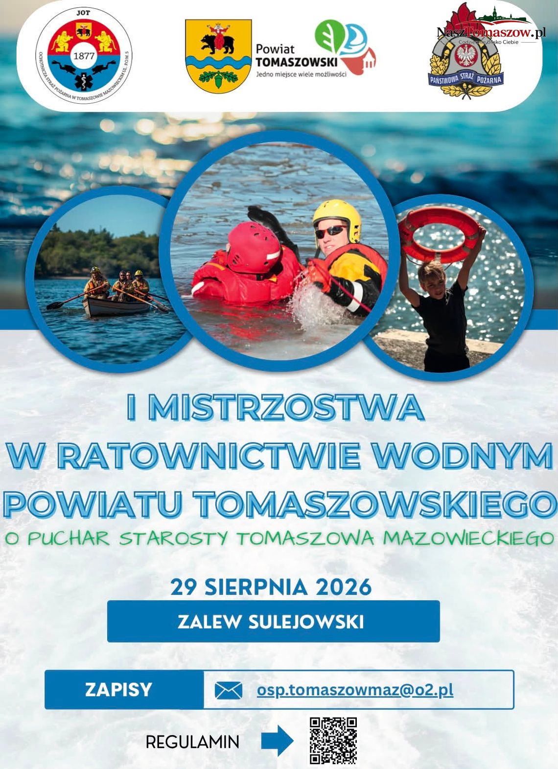 OSP szuka sponsorów na pierwsze mistrzostwa w ratownictwie wodnym powiatu tomaszowskiego