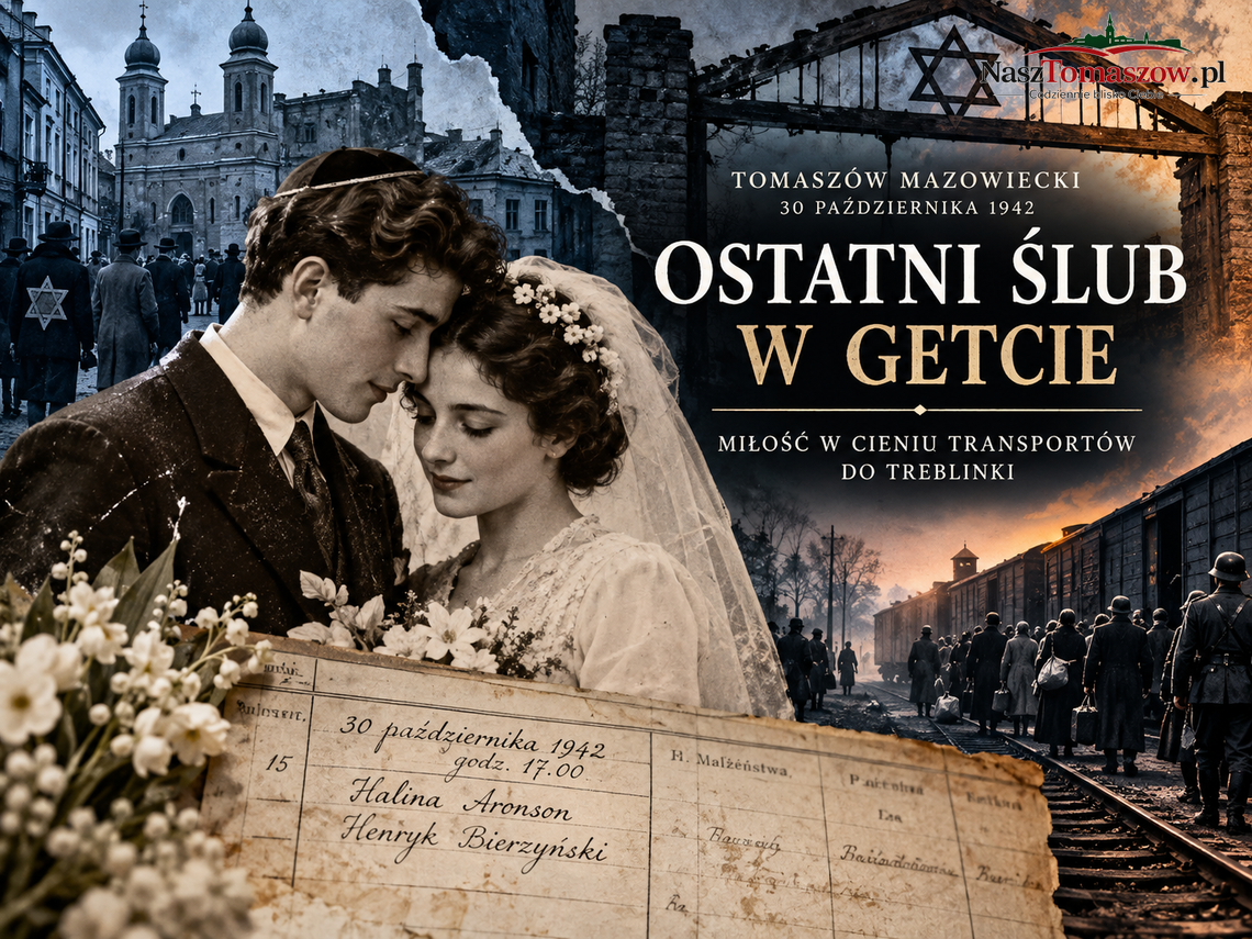 Ostatni ślub w tomaszowskim getcie. Miłość, której nie pozwolono przetrwać. 84 lata temu Halina i Henryk powiedzieli sobie „tak” Ostatni ślub w tomaszowskim getcie. Miłość, której nie pozwolono przetrwać. 84 lata temu Halina i Henryk powiedzieli sobie „tak”