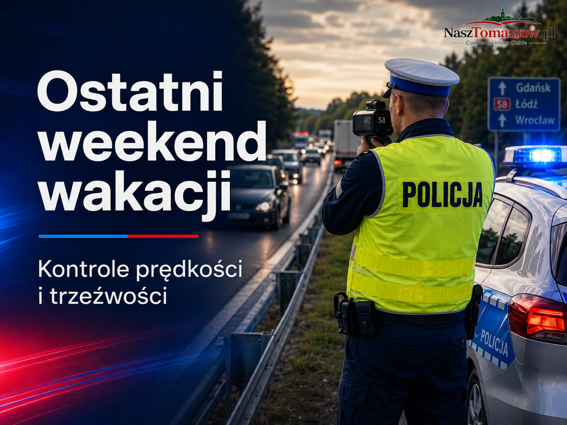 Ostatni weekend wakacji pod lupą drogówki. SPEED, alkomaty i kontrole prędkości