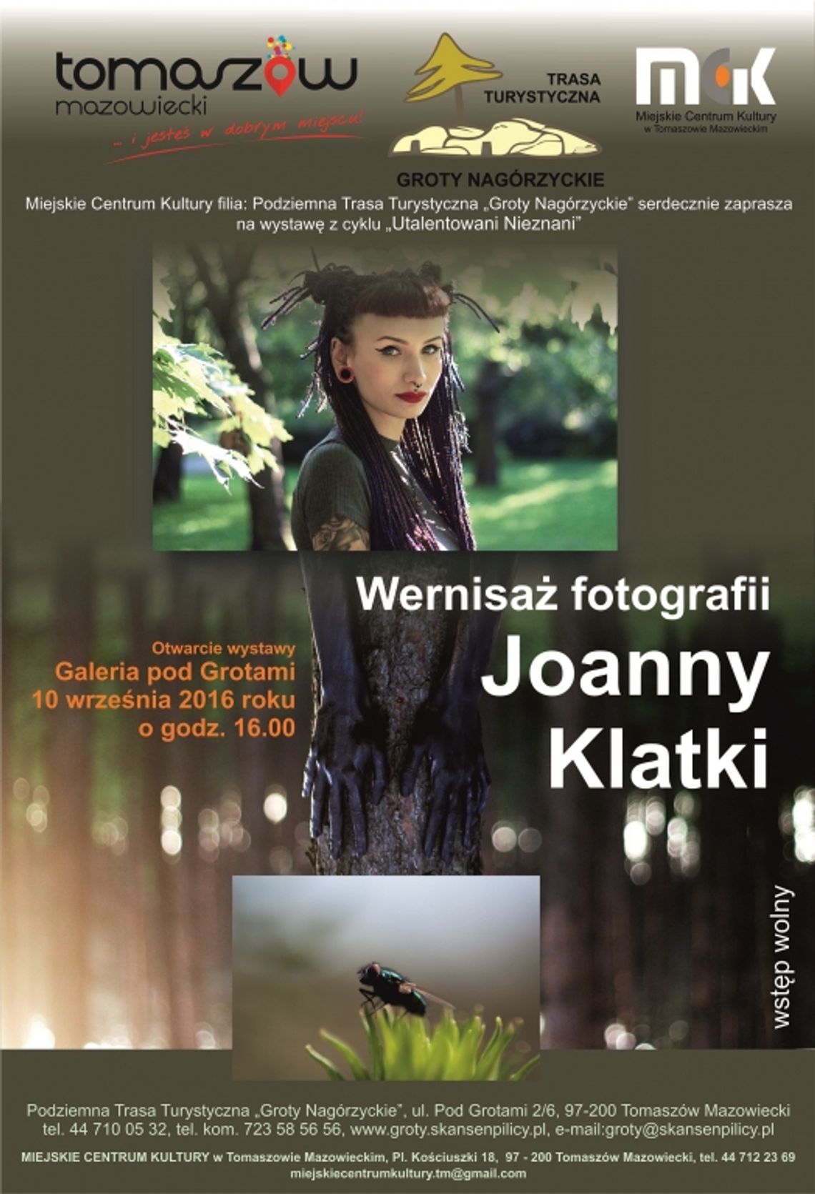 Otwarcie wystawy fotografii Joanny Klatki - PTT &quot;Groty Nagórzyckie&quot; (filia MCK)