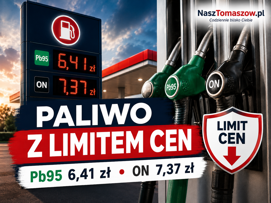 Paliwo z cenowym sufitem. We wtorek Pb95 maksymalnie po 6,41 zł, diesel po 7,37 zł