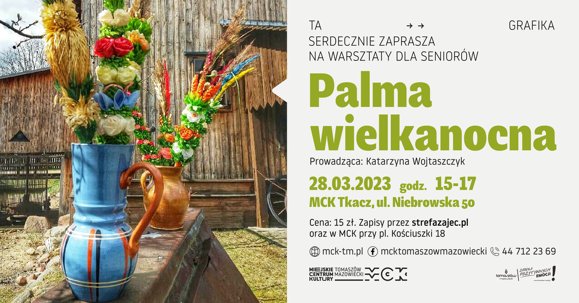 Palma wielkanocna – warsztaty plastyczne dla seniorów