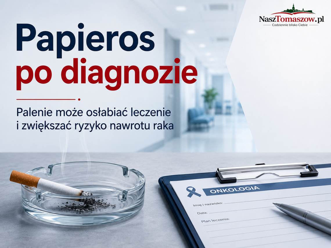 Papieros po diagnozie. Onkolog ostrzega: palenie może osłabiać leczenie i zwiększać ryzyko nawrotu raka Papieros po diagnozie. Onkolog ostrzega: palenie może osłabiać leczenie i zwiększać ryzyko nawrotu raka