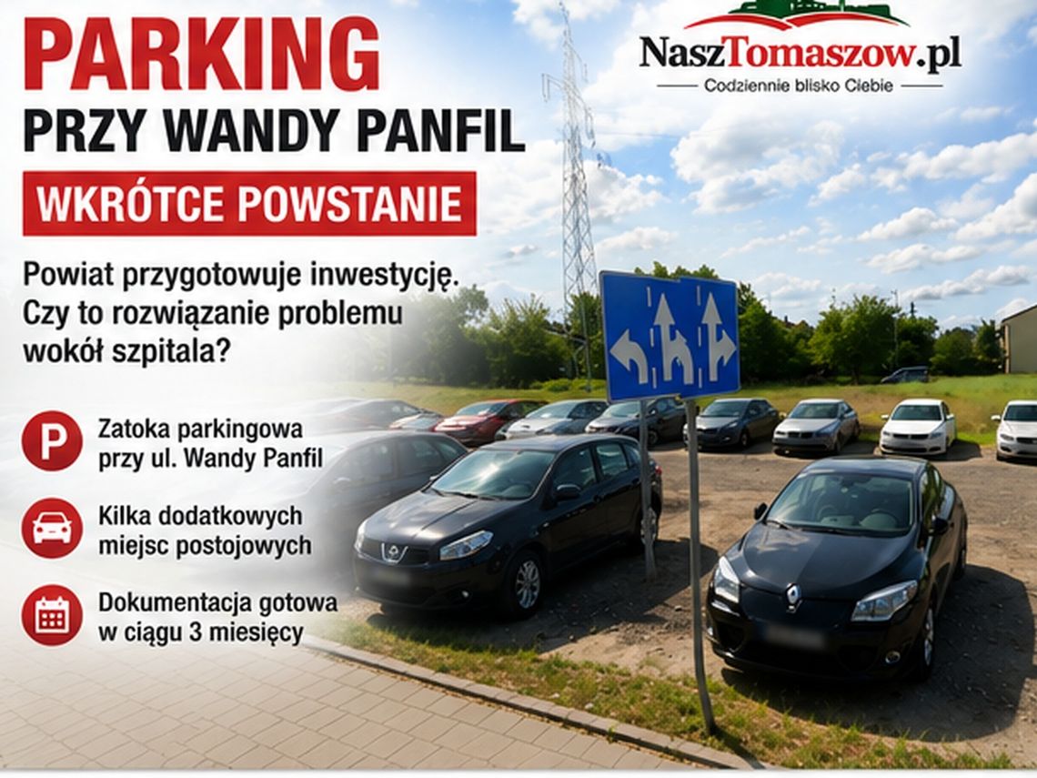 Parking przy Wandy Panfil. Kilkadziesiąt miejsc nie rozwiąże problemu wokół szpitala