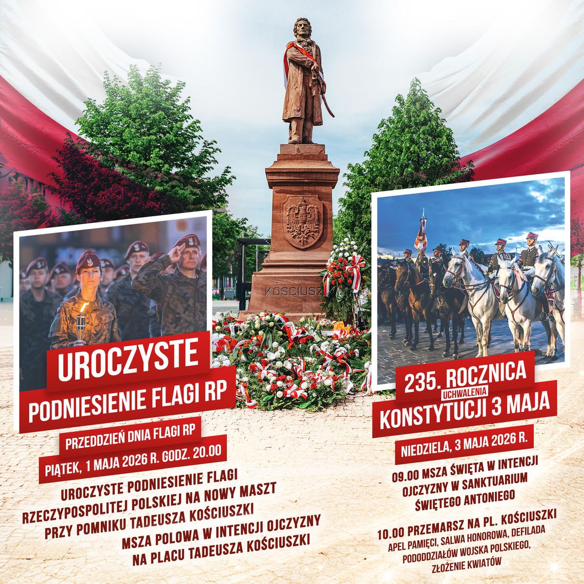 Patriotyczna majówka w Tomaszowie Mazowieckim – zapraszamy!