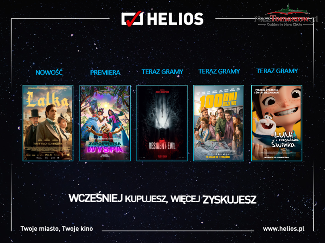 Październikowe nowości w kinach Helios