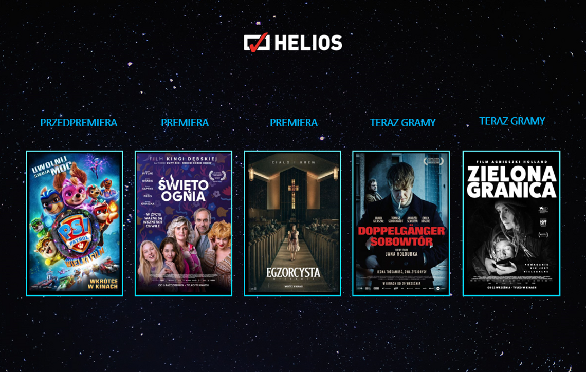 Październikowe premiery w kinach Helios