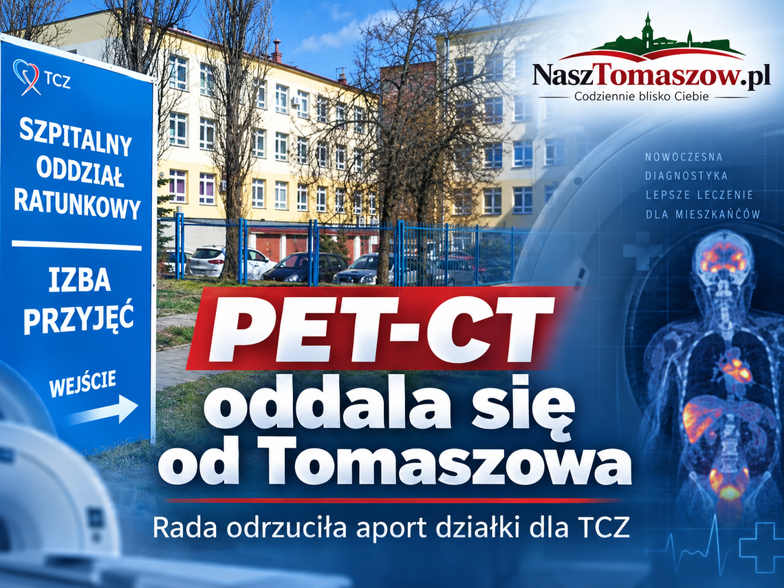 PET-CT oddala się od Tomaszowa. Rada odrzuciła aport, ale problem nie zaczyna się przy tablicy do głosowania