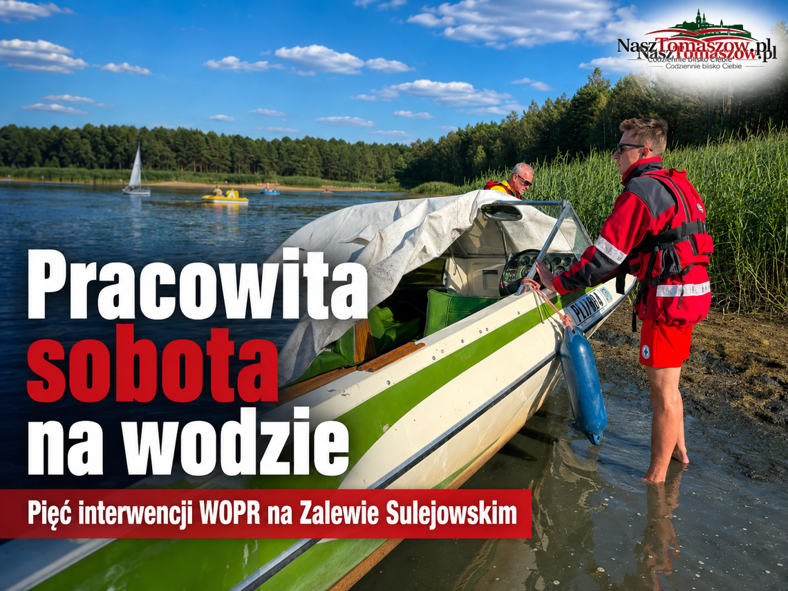 Pięć interwencji jednego dnia na Zalewie Sulejowskim. Ratownicy apelują o ostrożność Pięć interwencji jednego dnia na Zalewie Sulejowskim. Ratownicy apelują o ostrożność
