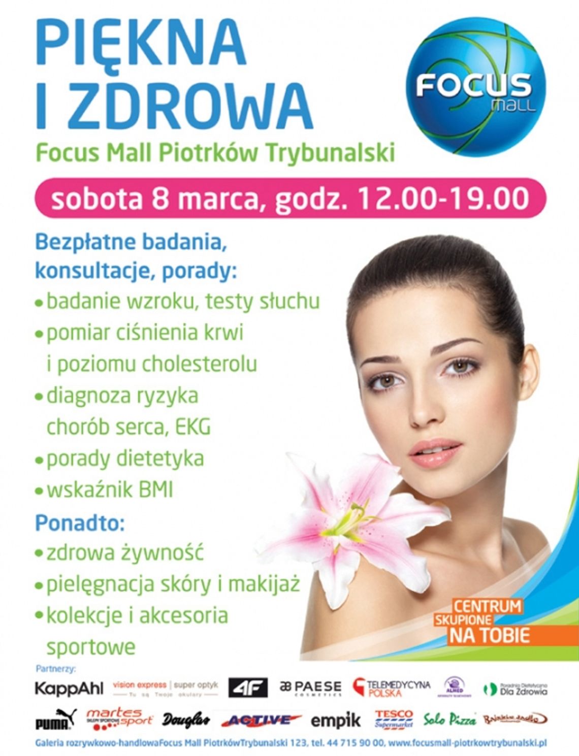 ”Piękna i zdrowa” w Focus Mall Piotrków Trybunalski