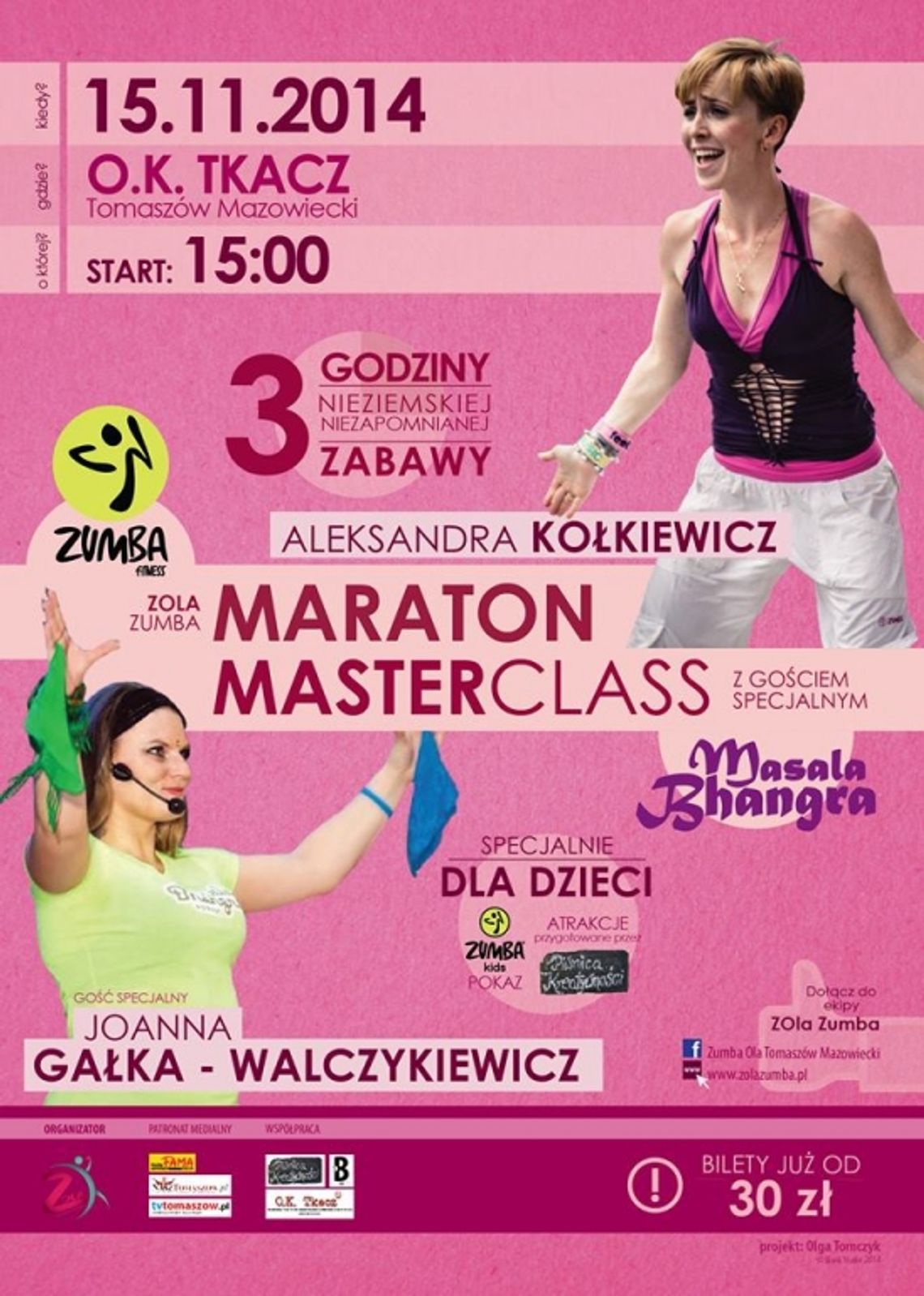 Pierwszy maraton Zumba (r) Fitness - Master Class z Gościem Specjalnym.