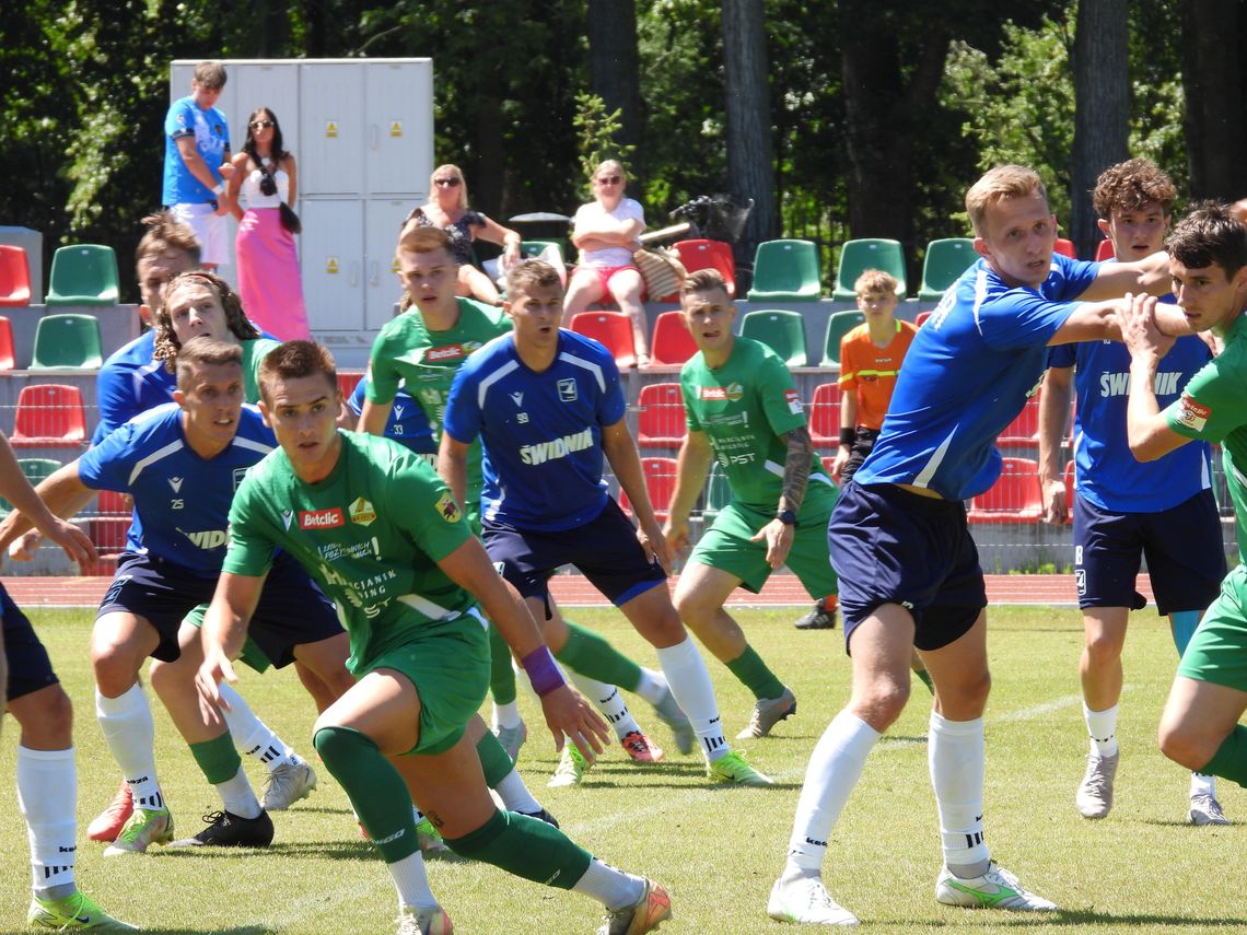 Pierwszy sparing zakończony porażką