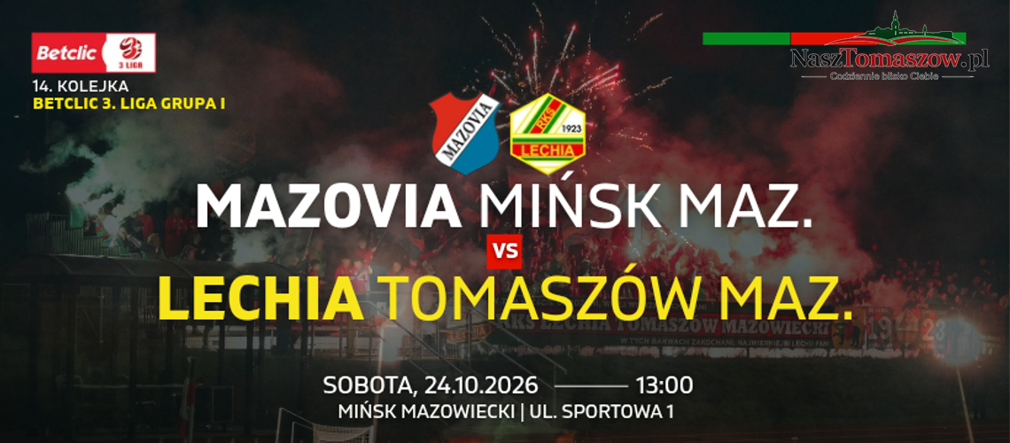 Pierwszy taki mecz w historii. Lechia jedzie do rewelacyjnego beniaminka z Mińska Mazowieckiego Pierwszy taki mecz w historii. Lechia jedzie do rewelacyjnego beniaminka z Mińska Mazowieckiego