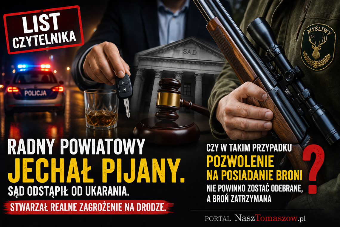 „Pijany radny i strzelba w szafie. Czy naprawdę nic się nie stało?”