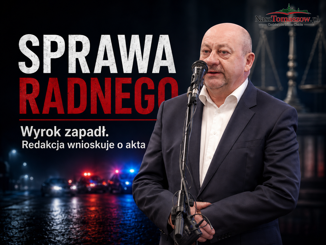 Pijany za kierownicą. Sprawa radnego Leona Karwata zakończona w sądzie. Redakcja występuje o akta