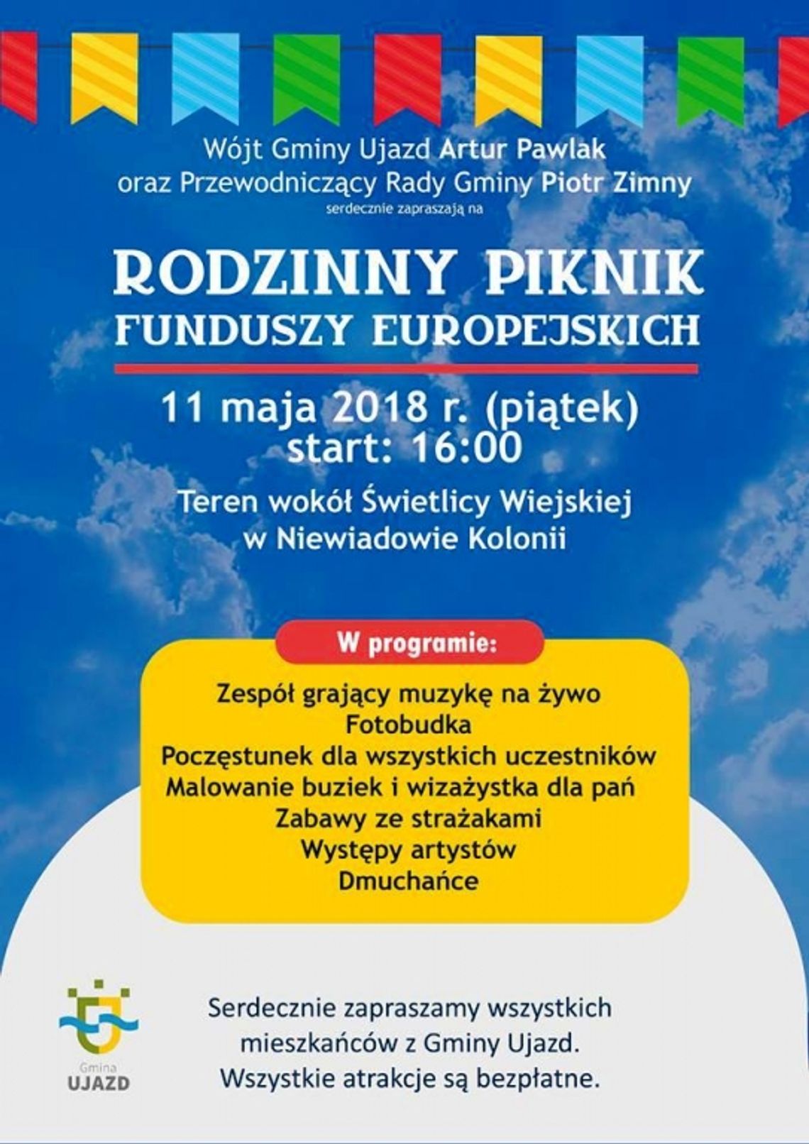 Piknik w Ujeździe z funduszami w tle