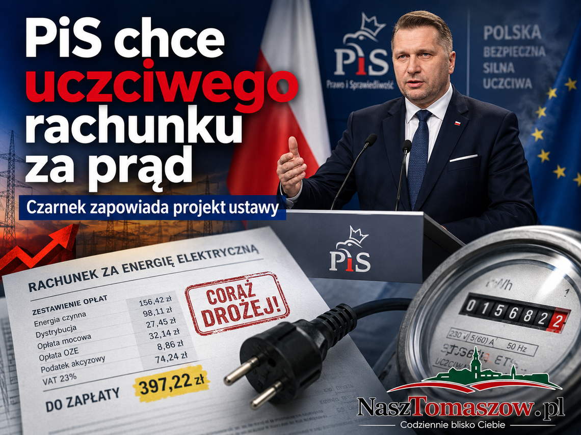 PiS chce „uczciwego rachunku za prąd”. Czarnek zapowiada ustawę i uderza w unijną politykę klimatyczną