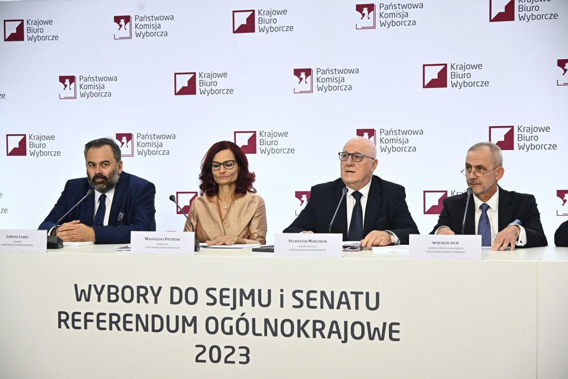 PKW: wybory przebiegają spokojnie; komisje nie powinny pytać wyborców, czy chcą pobrać kartę do referendum