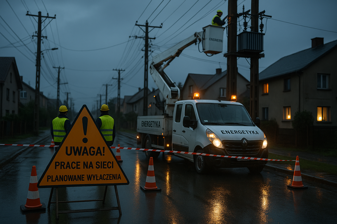 Planowane przerwy w dostawie energii elektrycznej – Rejon Energetyczny Tomaszów Mazowiecki