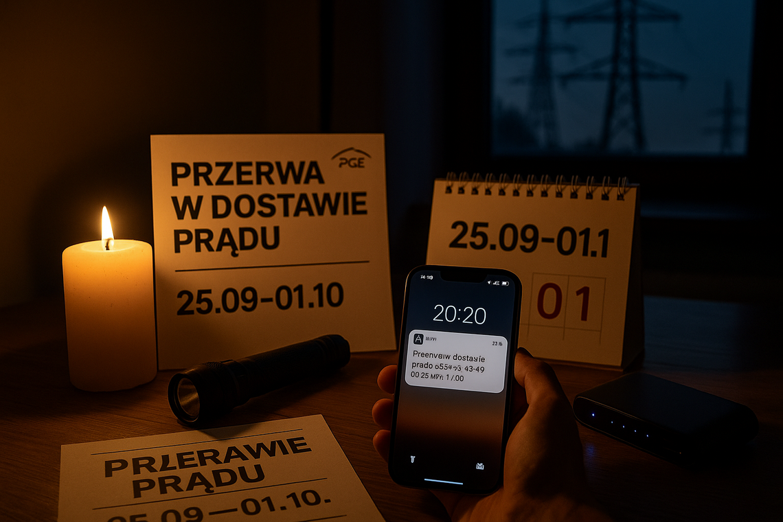 Planowane przerwy w dostawie prądu – Tomaszów i okolice