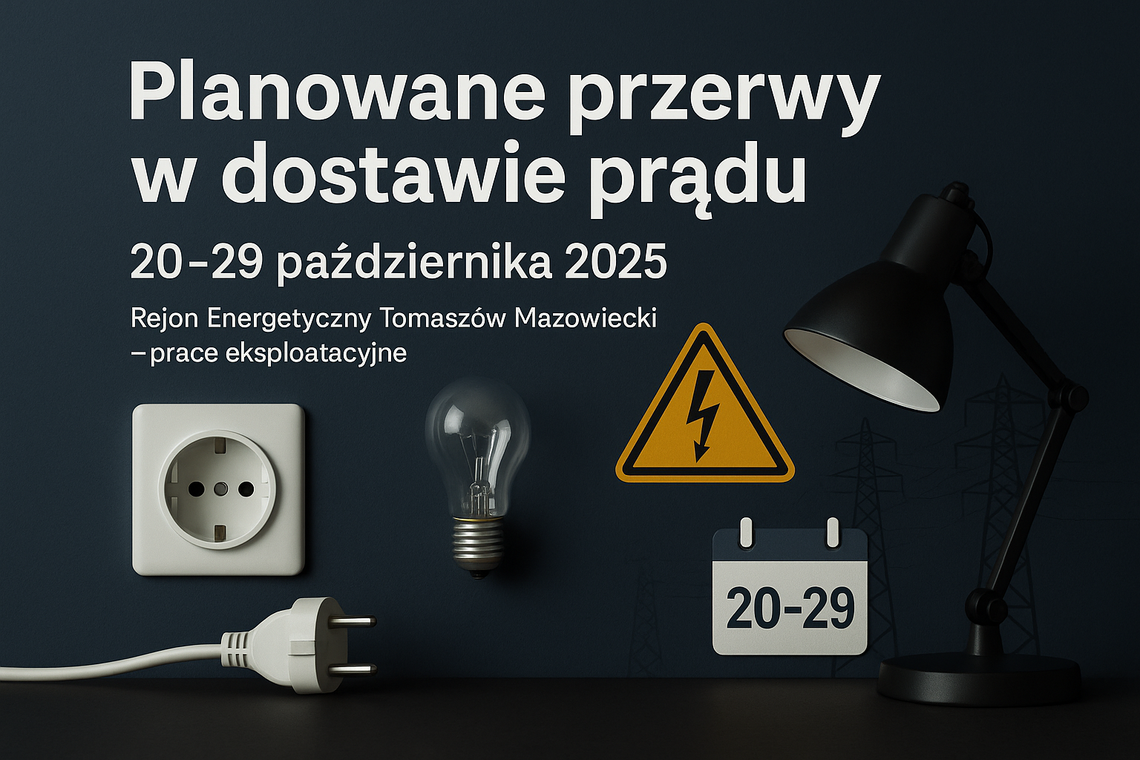 Planowane przerwy w dostawie prądu w regionie. Sprawdź, gdzie i kiedy zabraknie energii