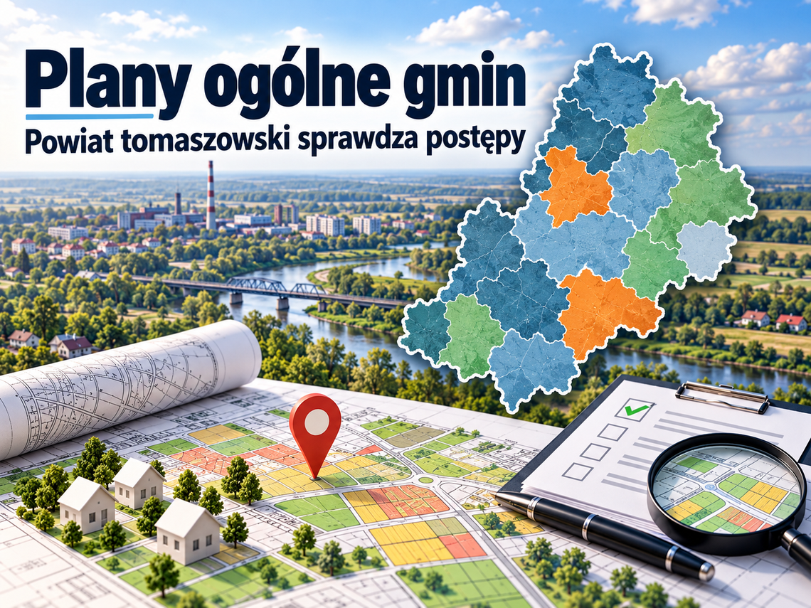 Plany ogólne w powiecie tomaszowskim. Niektóre gminy już je uchwaliły. Co z pozostałymi i co to oznacza dla właścicieli działek?