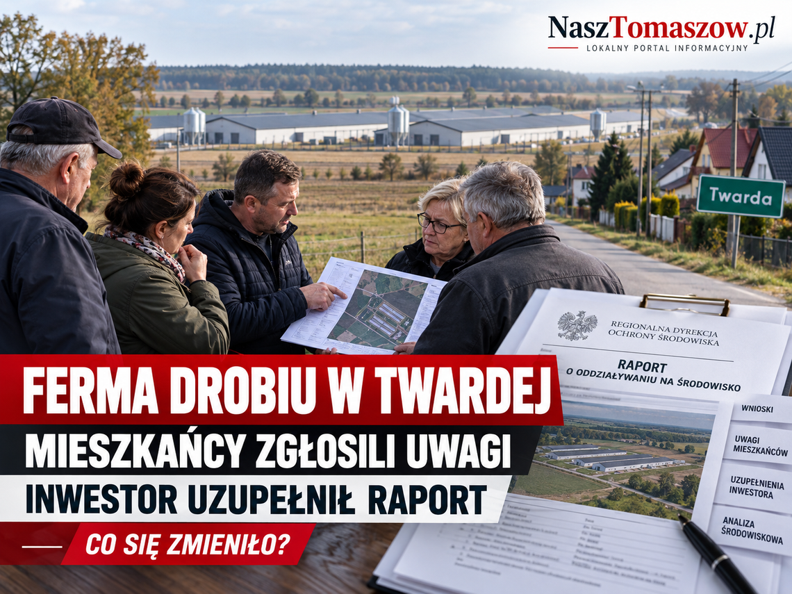 Po uwagach mieszkańców inwestor uzupełnił raport. Co dalej z fermą w Twardej?