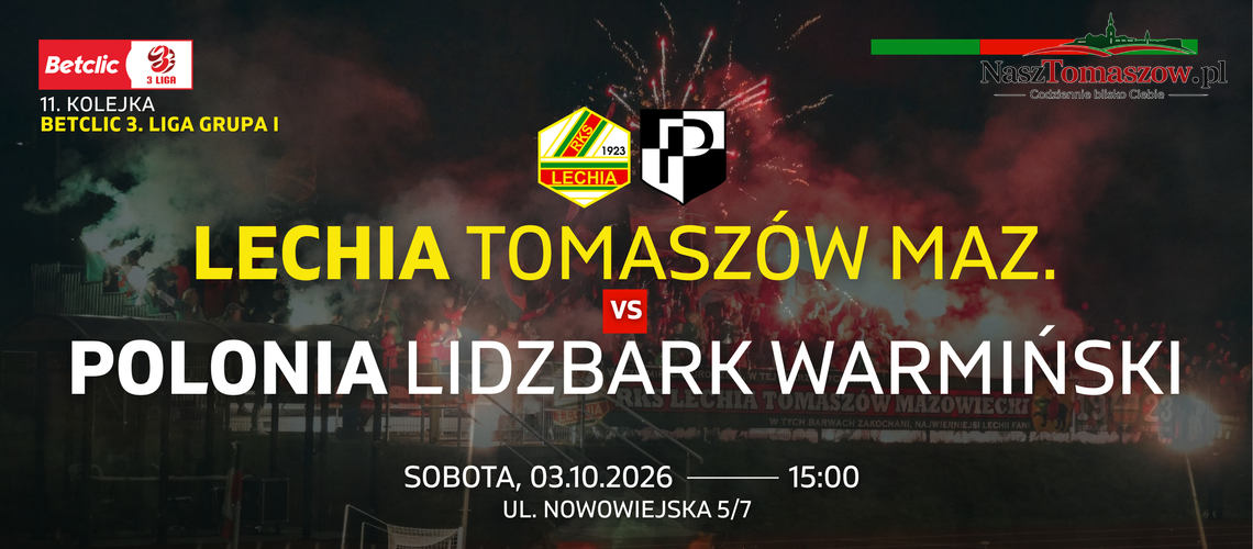 Po wyjazdowym przełamaniu czas wygrać u siebie. Lechia podejmuje Polonię Lidzbark Warmiński