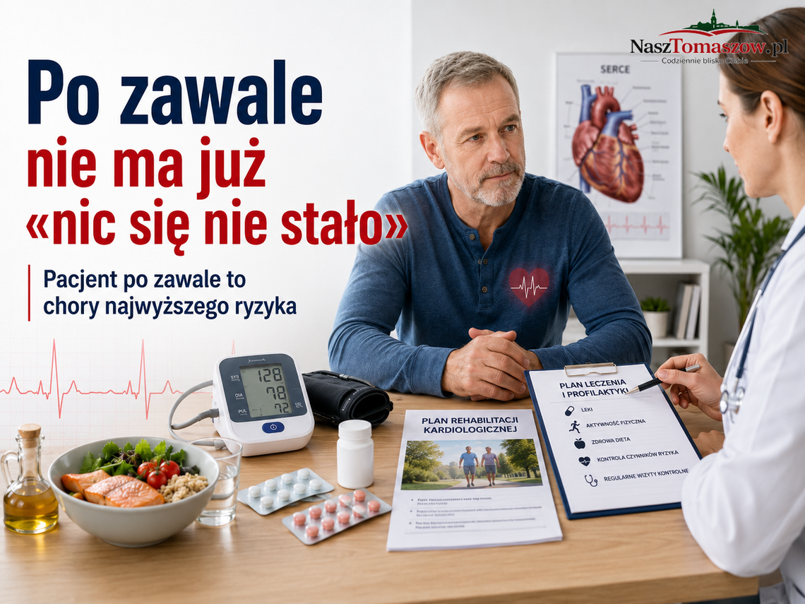 Po zawale nie ma już „nic się nie stało”. Pacjent trafia do grupy najwyższego ryzyka Po zawale nie ma już „nic się nie stało”. Pacjent trafia do grupy najwyższego ryzyka