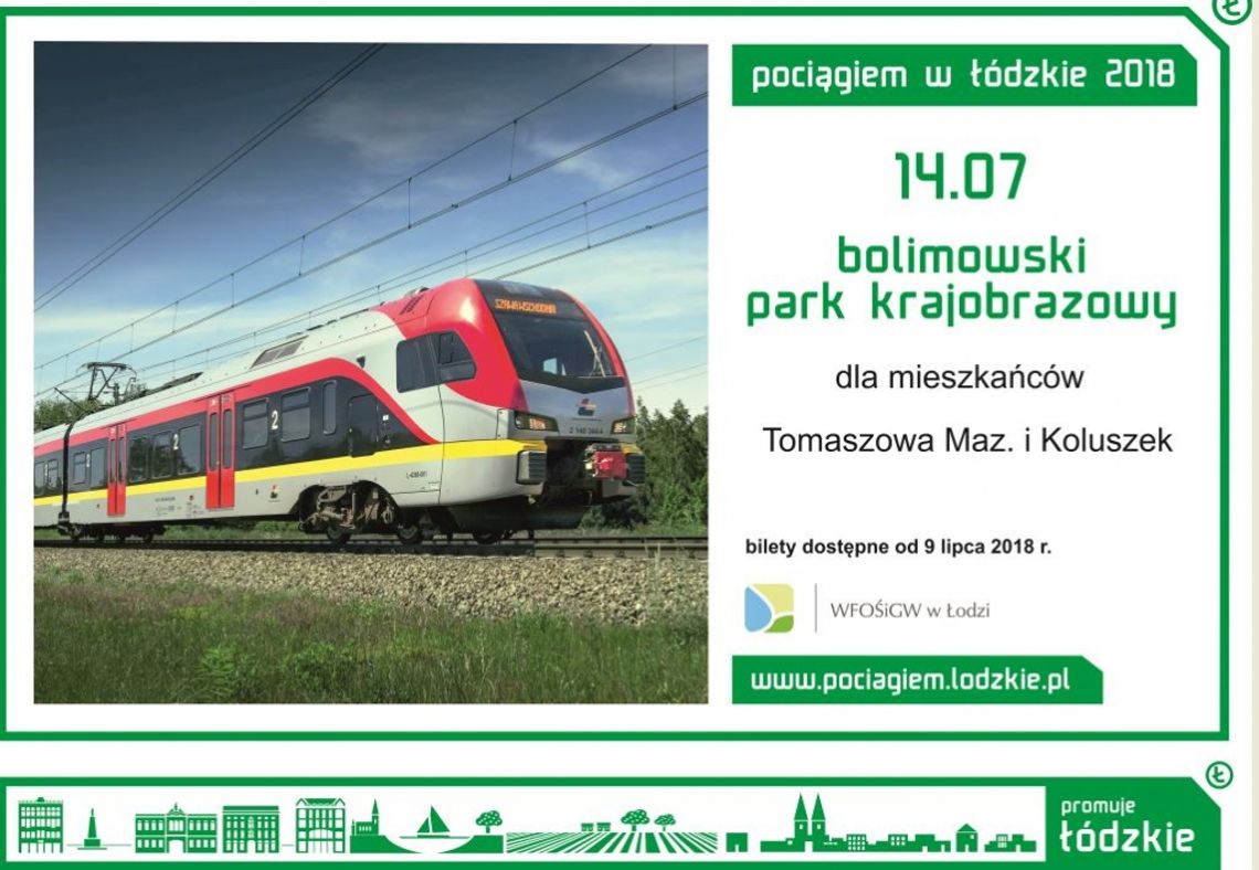 Pociągiem podziwiać krajobrazy