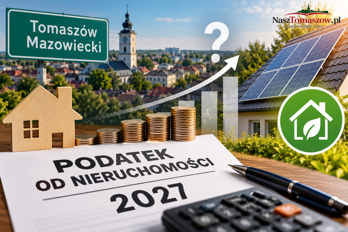 Podatki od nieruchomości na 2027 rok. Tomaszów szykuje nowe stawki i kolejną odsłonę ulgi za fotowoltaikę
