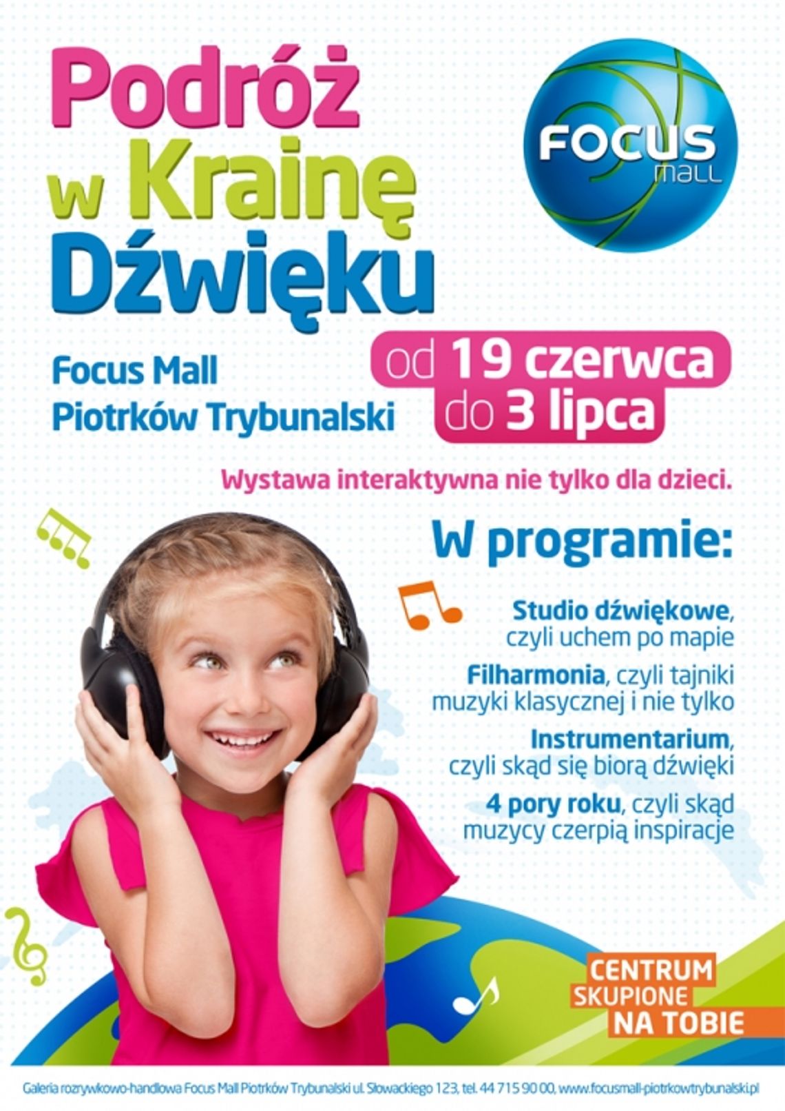 „Podróż w krainę dźwięku” – multimedialna wystawa w Focus Mall Piotrków Trybunalski