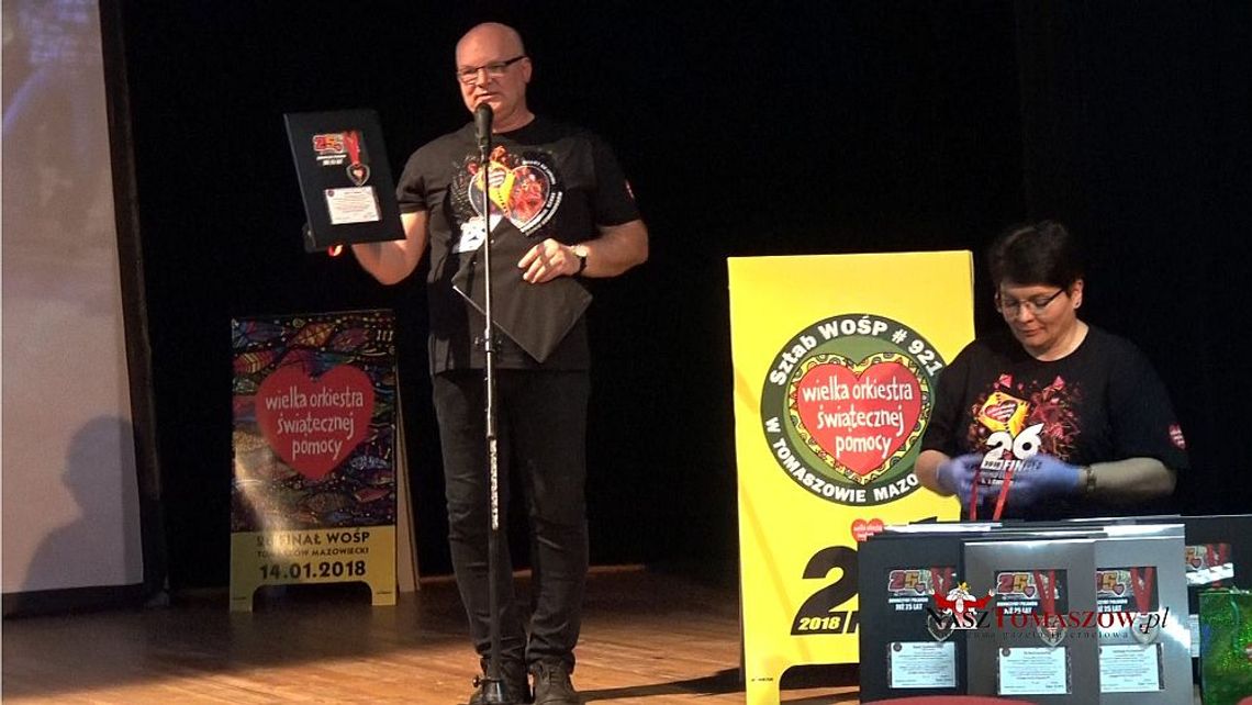 Podsumowanie 26. Finału Wielkiej Orkiestry Świątecznej Pomocy w Tomaszowie Mazowieckim