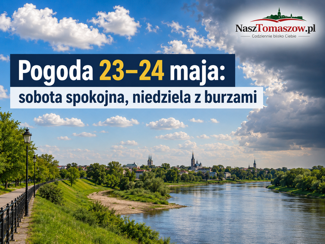 Pogoda na 23 i 24 maja. Sobota spokojna, niedziela może przynieść burze Pogoda na 23 i 24 maja. Sobota spokojna, niedziela może przynieść burze