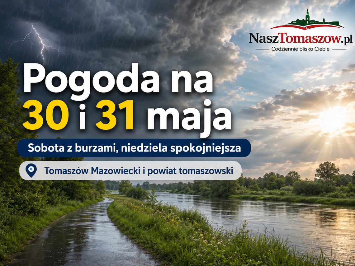 Pogoda na weekend 30–31 maja. Sobota nerwowa, niedziela już spokojniejsza