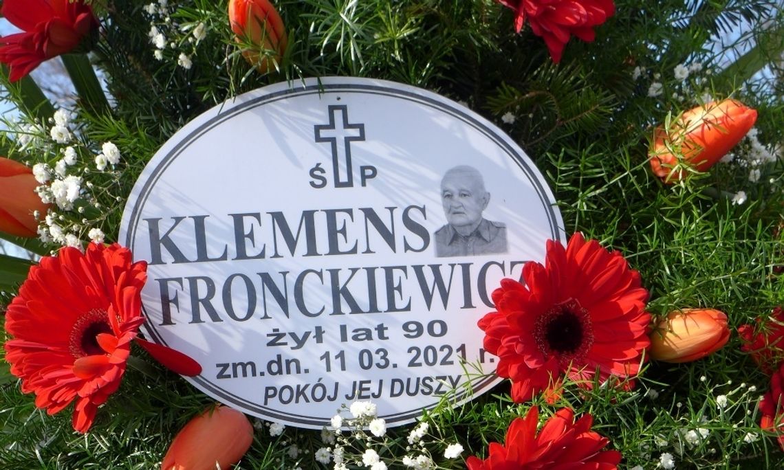 Pogrzeb Klemensa Fronckiewicza