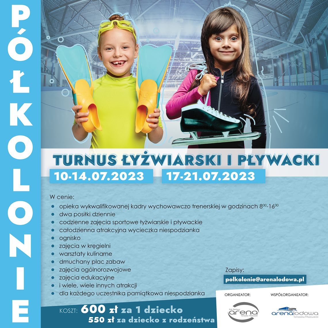 PÓŁKOLONIE Z ARENĄ 2023