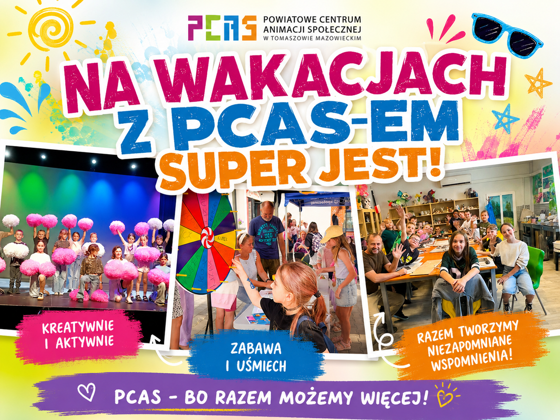 Półkolonie z PCAS-em połączyły zabawę, ruch i edukację Półkolonie z PCAS-em połączyły zabawę, ruch i edukację
