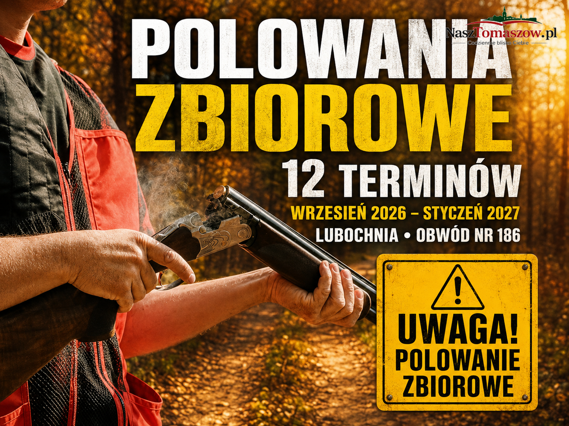 Polowania zbiorowe w gminie Lubochnia. Znamy 12 terminów – pierwsze już 5 września
