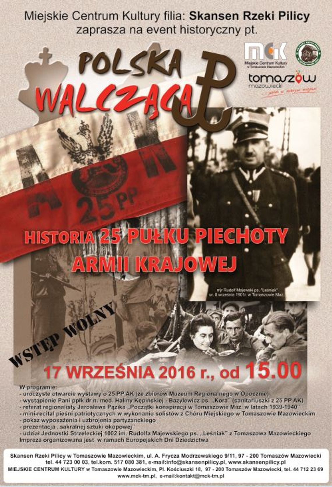 Polska Walcząca! w Skansenie Rzeki Pilicy
