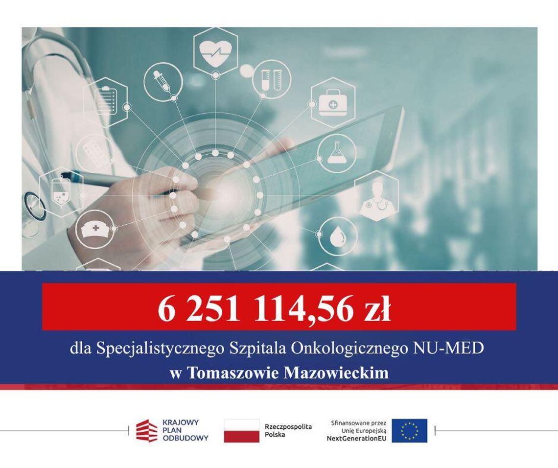 Ponad 6 mln zł dla tomaszowskiej onkologii. NU-MED przyspiesza cyfrową transformację