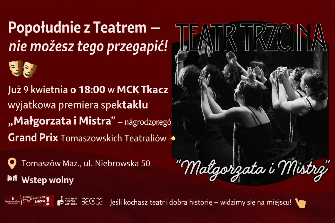 Popołudnie z Teatrem – wieczór, którego nie można przegapić Popołudnie z Teatrem – wieczór, którego nie można przegapić