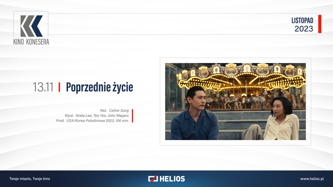 „Poprzednie życie” w Kinie dla koneserów