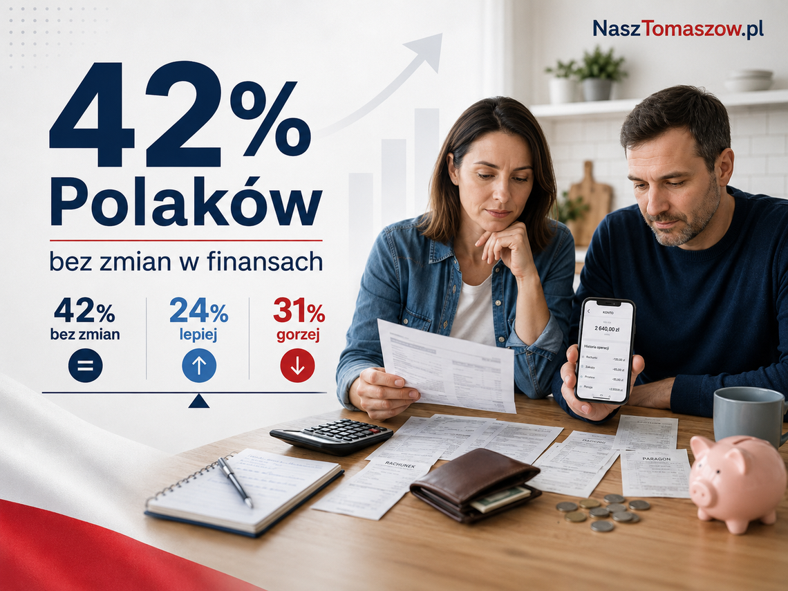 Portfel ani grubszy, ani chudszy? 42 proc. Polaków nie widzi poprawy swoich finansów Portfel ani grubszy, ani chudszy? 42 proc. Polaków nie widzi poprawy swoich finansów